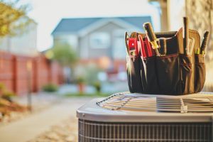 outside-ac-unit-with-tools-on-top